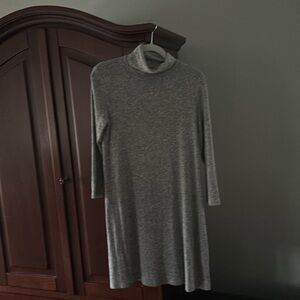 American Eagle Gray Turtleneck Dress